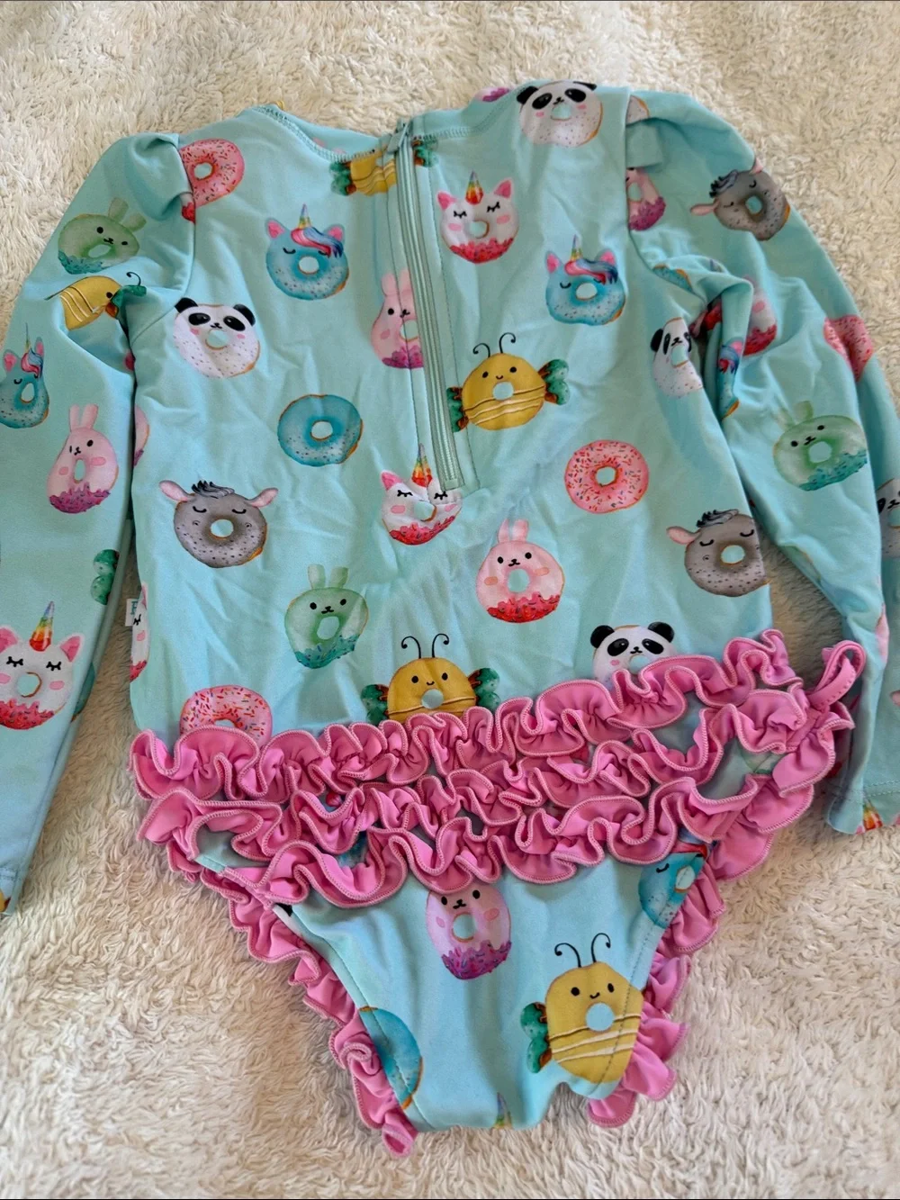 Posh peanut long sleeve swim